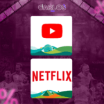 اشتراك نتفلكس شهر + اشتراك يوتيوب بريميوم شهر